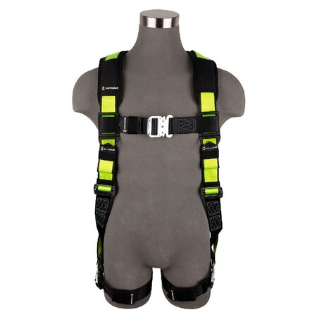 Safewaze PRO Full Body Harness: 1D, QC Chest, QC Legs SW280-QC